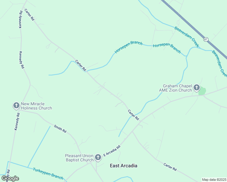 map of restaurants, bars, coffee shops, grocery stores, and more near 1003 Blanks Graham Road in Riegelwood