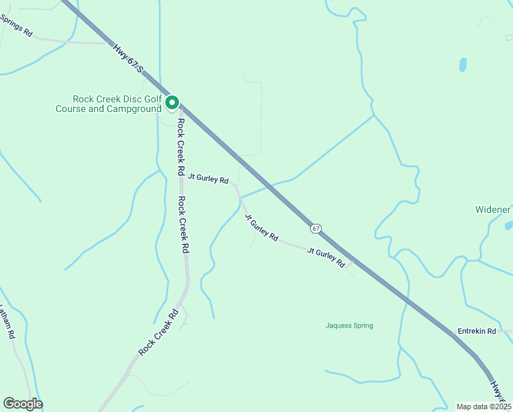 map of restaurants, bars, coffee shops, grocery stores, and more near 6 Mile Road in Eva