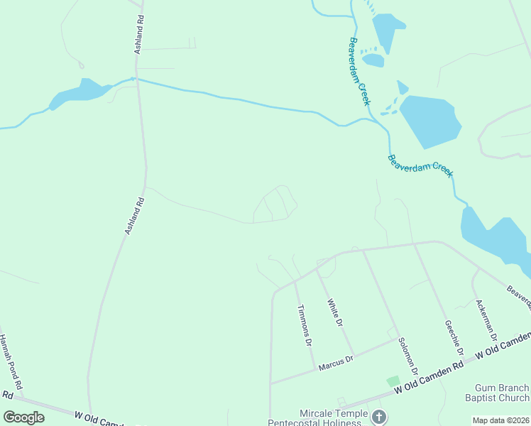 map of restaurants, bars, coffee shops, grocery stores, and more near 3109 Sandy Oak Drive in McBee