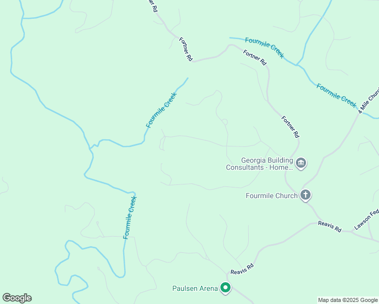 map of restaurants, bars, coffee shops, grocery stores, and more near 497 Cherokee Trail in Ball Ground