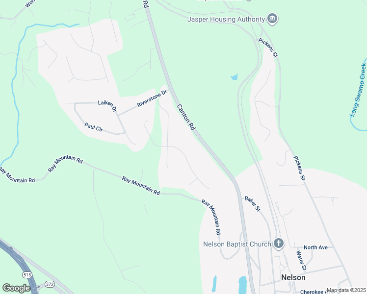 map of restaurants, bars, coffee shops, grocery stores, and more near 354 Kerry Dr in Jasper