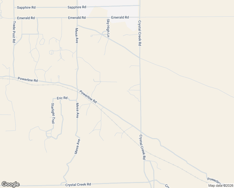 map of restaurants, bars, coffee shops, grocery stores, and more near 32787 Jagadon Road in Lucerne Valley