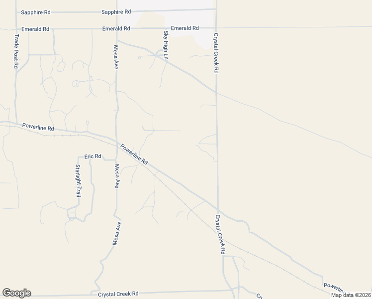 map of restaurants, bars, coffee shops, grocery stores, and more near 32787 Jagadon Road in Lucerne Valley