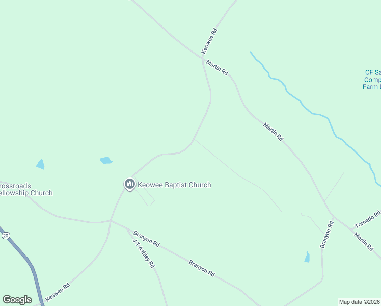 map of restaurants, bars, coffee shops, grocery stores, and more near 4822 Keowee Road in Honea Path