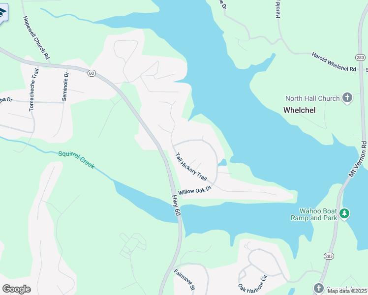map of restaurants, bars, coffee shops, grocery stores, and more near 4371 Willow Oak Drive in Gainesville