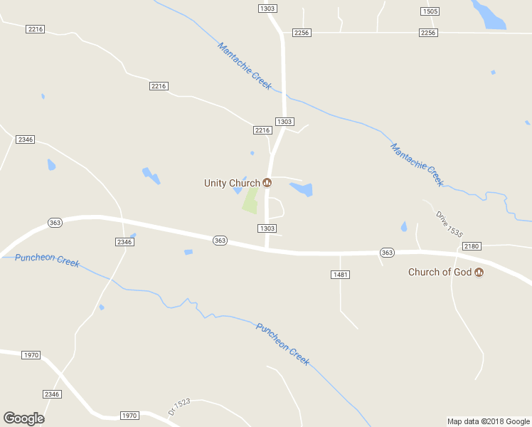 map of restaurants, bars, coffee shops, grocery stores, and more near 949 County Road 1303 in Guntown