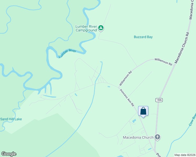 map of restaurants, bars, coffee shops, grocery stores, and more near 7542 Princess Ann Road in Evergreen