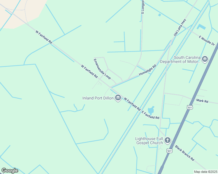 map of restaurants, bars, coffee shops, grocery stores, and more near 201 State Road S-17-423 in Dillon