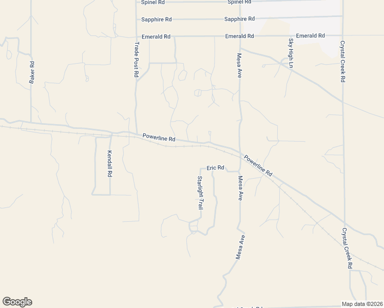 map of restaurants, bars, coffee shops, grocery stores, and more near 32340 Onyx Road in Lucerne Valley