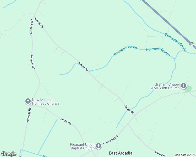 map of restaurants, bars, coffee shops, grocery stores, and more near 837 Graham Road in Riegelwood