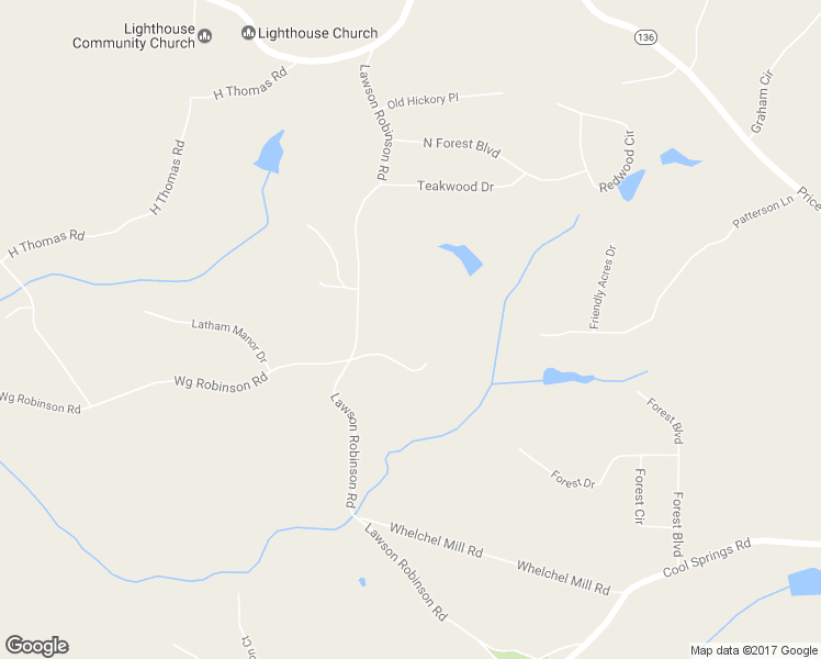 map of restaurants, bars, coffee shops, grocery stores, and more near 5374 Wg Robinson Road in Gainesville