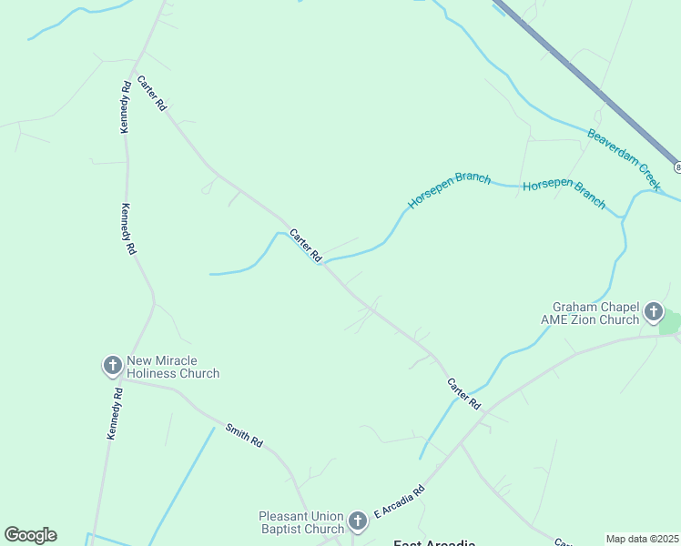 map of restaurants, bars, coffee shops, grocery stores, and more near 777 Graham Road in East Arcadia