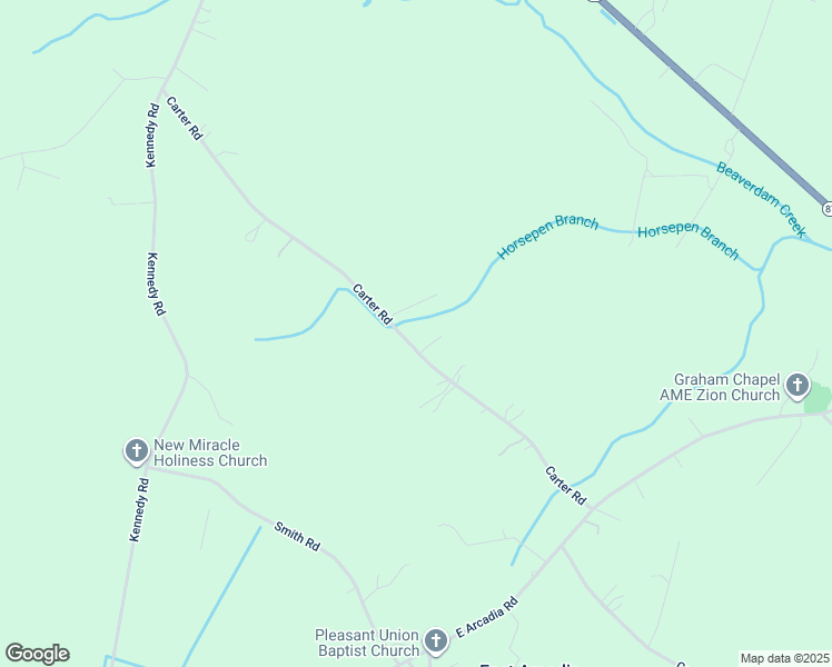 map of restaurants, bars, coffee shops, grocery stores, and more near 777 Graham Road in East Arcadia