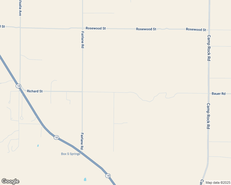 map of restaurants, bars, coffee shops, grocery stores, and more near Richard Street in Lucerne Valley