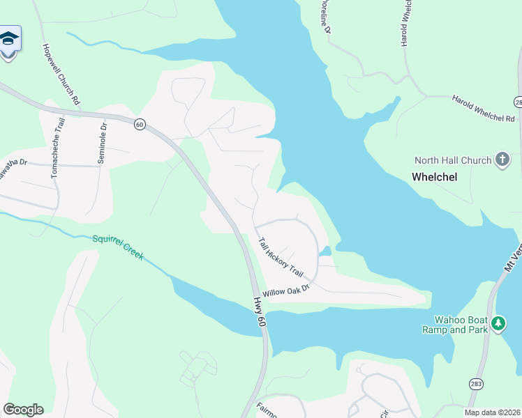 map of restaurants, bars, coffee shops, grocery stores, and more near 4450 Tall Hickory Trail in Gainesville