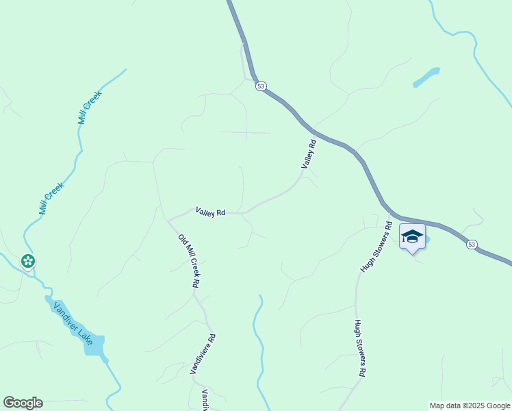 map of restaurants, bars, coffee shops, grocery stores, and more near Valley Road in Dawsonville