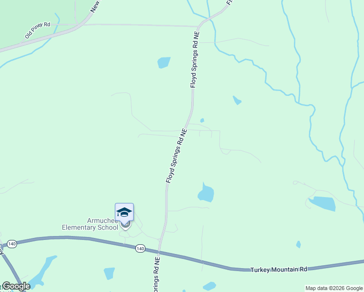 map of restaurants, bars, coffee shops, grocery stores, and more near 731 Floyd Springs Road Northeast in Armuchee