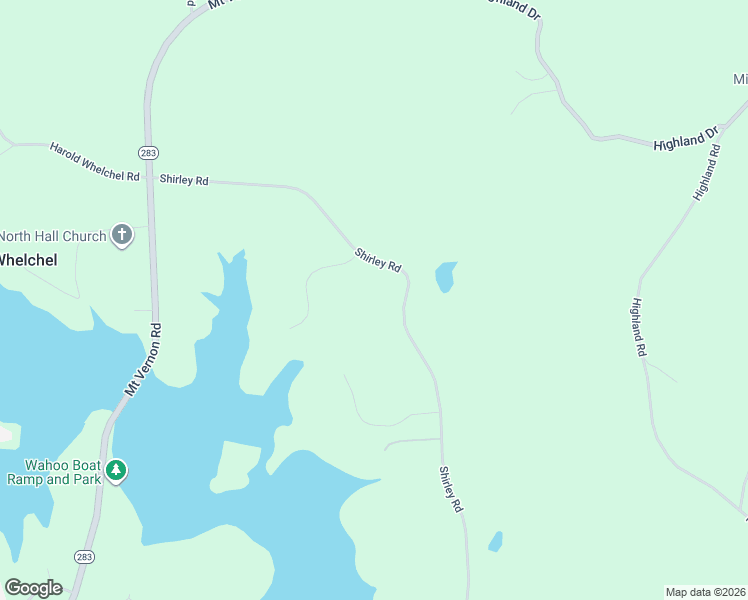 map of restaurants, bars, coffee shops, grocery stores, and more near 4416 Shirley Road in Gainesville