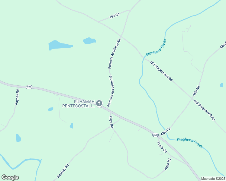 map of restaurants, bars, coffee shops, grocery stores, and more near 499 Farmers Academy Road in Franklin County