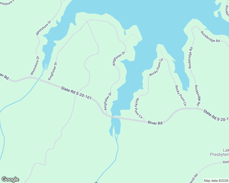 map of restaurants, bars, coffee shops, grocery stores, and more near 1487 Kingfisher Drive in Ridgeway