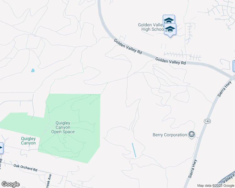 map of restaurants, bars, coffee shops, grocery stores, and more near Unnamed Road in Santa Clarita