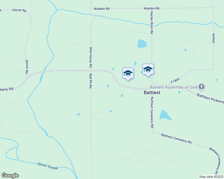 map of restaurants, bars, coffee shops, grocery stores, and more near Main County Street in Battiest