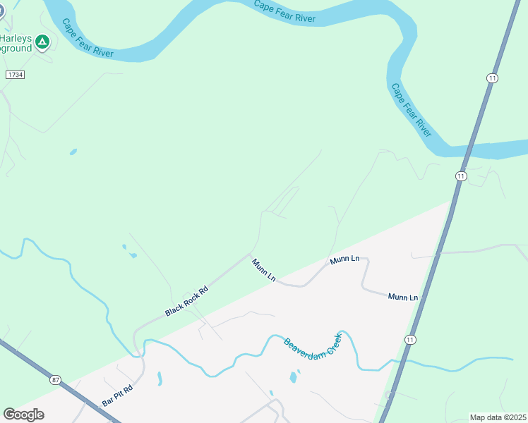 map of restaurants, bars, coffee shops, grocery stores, and more near Black Street in Bladenboro