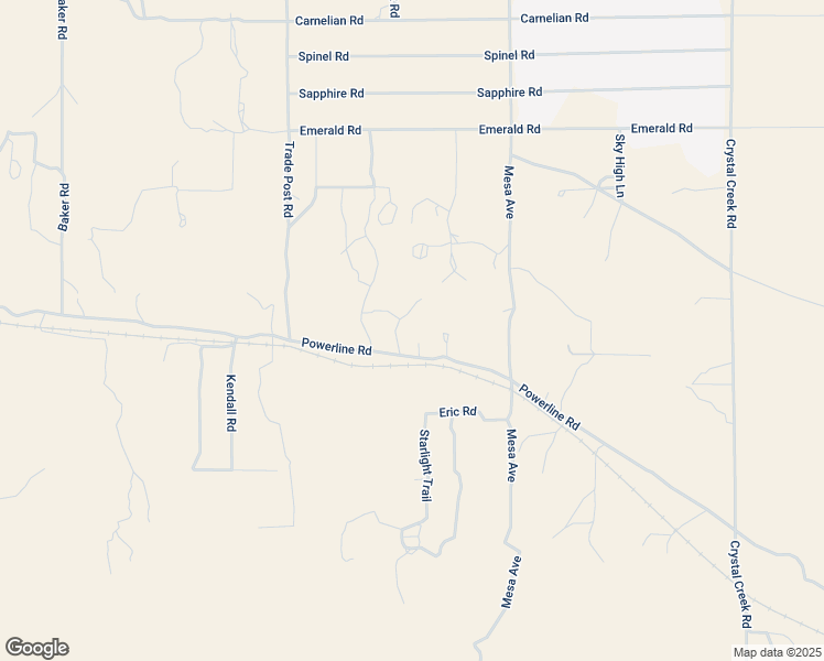 map of restaurants, bars, coffee shops, grocery stores, and more near 32322 Richard Street in Lucerne Valley