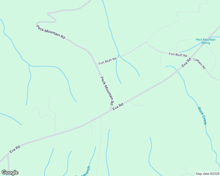 map of restaurants, bars, coffee shops, grocery stores, and more near 51 Peck Mountain Road in Eva
