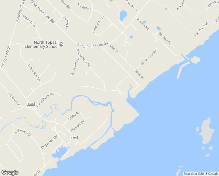 map of restaurants, bars, coffee shops, grocery stores, and more near 503 Windward Landing Place in Hampstead
