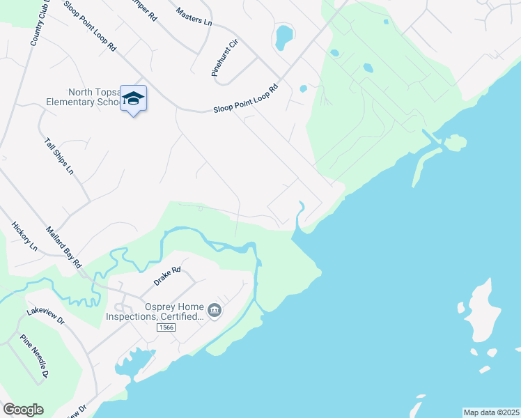 map of restaurants, bars, coffee shops, grocery stores, and more near 505 Windward Landing Place in Hampstead