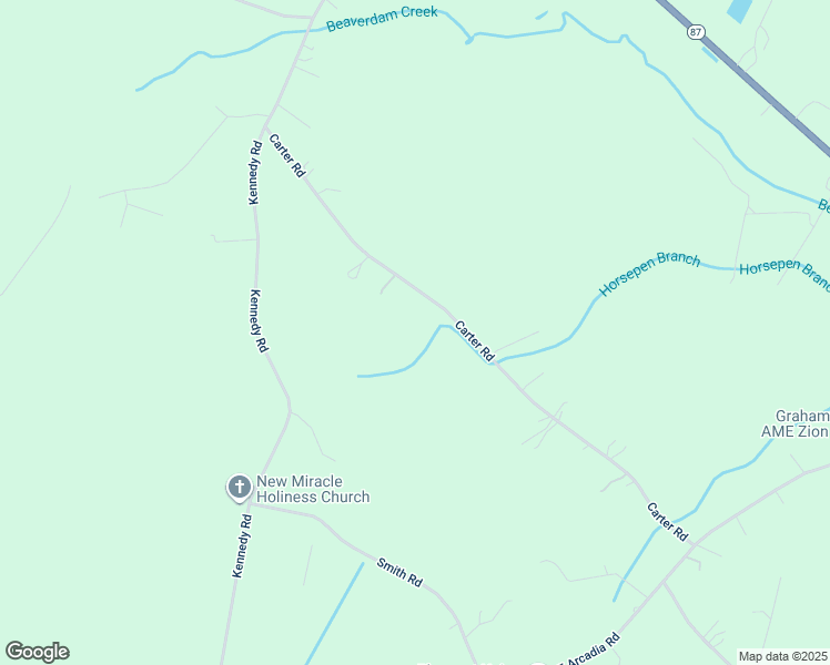 map of restaurants, bars, coffee shops, grocery stores, and more near 347 Graham Road in Riegelwood