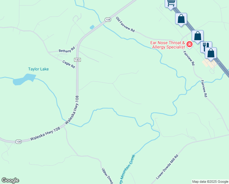map of restaurants, bars, coffee shops, grocery stores, and more near 358 Cagle Mill Road North in Jasper