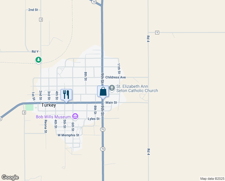 map of restaurants, bars, coffee shops, grocery stores, and more near 928-932 Bell Avenue in Turkey