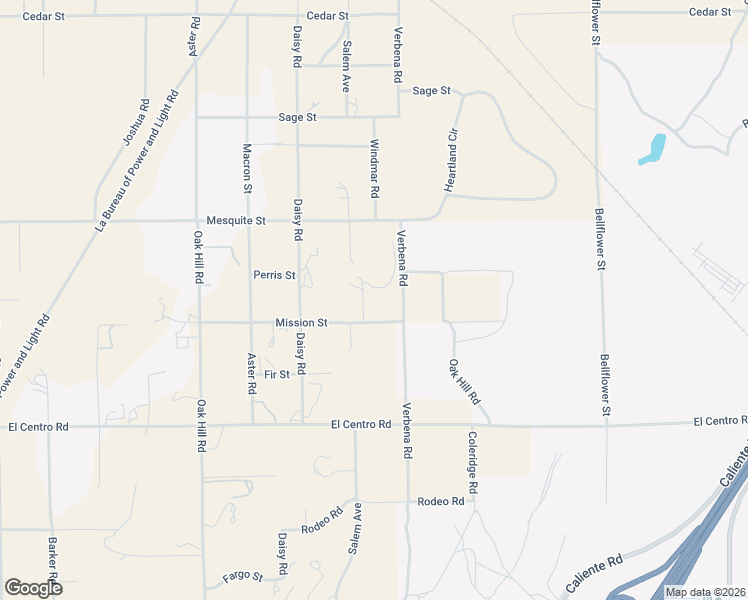 map of restaurants, bars, coffee shops, grocery stores, and more near 8135 Winmar Road in Hesperia