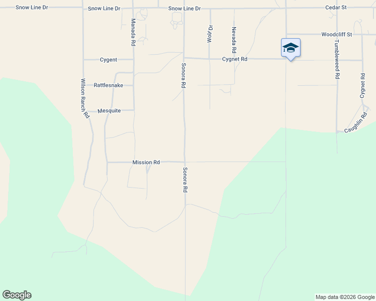 map of restaurants, bars, coffee shops, grocery stores, and more near Sonora Road in Phelan