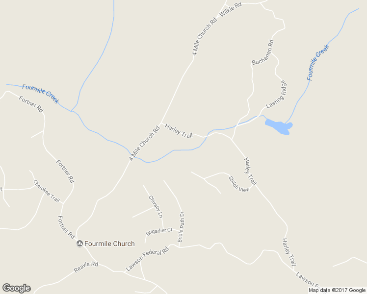 map of restaurants, bars, coffee shops, grocery stores, and more near 1707 4 Mile Church Road in Ball Ground