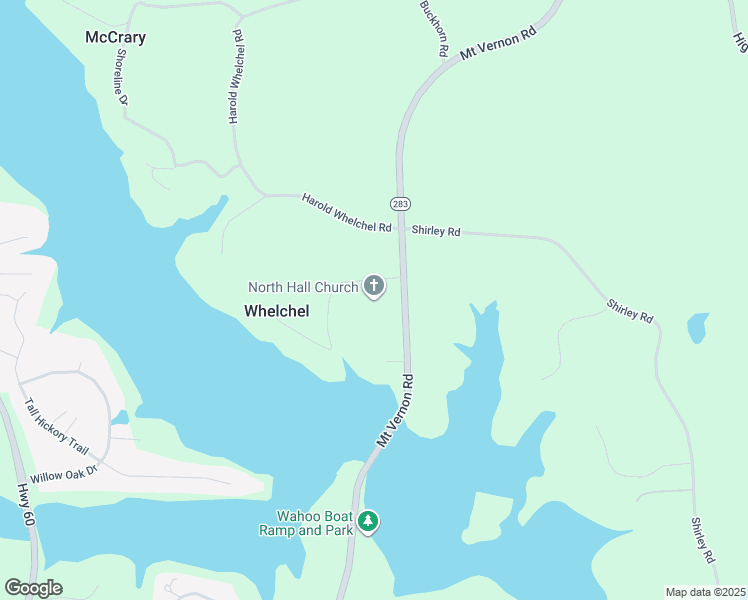 map of restaurants, bars, coffee shops, grocery stores, and more near 4091 Mount Vernon Road in Gainesville