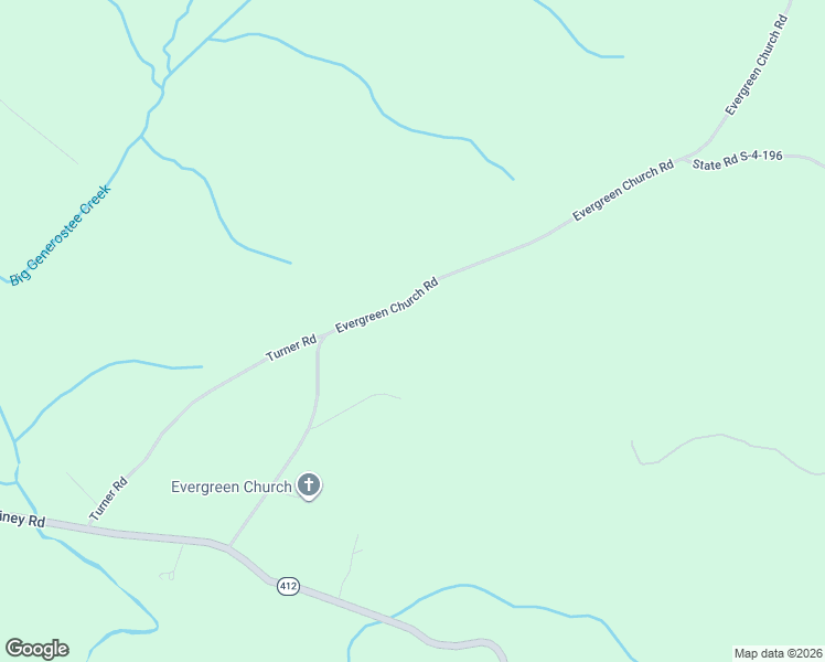 map of restaurants, bars, coffee shops, grocery stores, and more near 713 Evergreen Church Rd in Starr