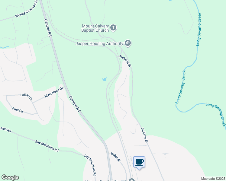 map of restaurants, bars, coffee shops, grocery stores, and more near 170 Barrel Way in Ball Ground