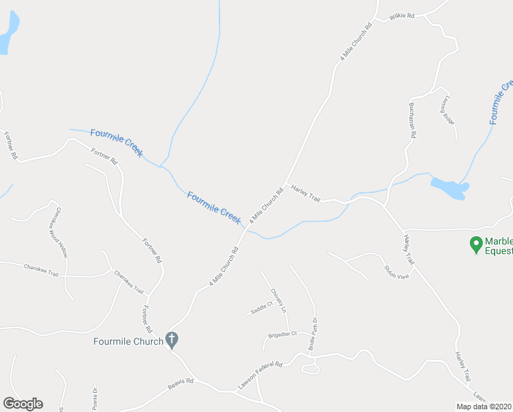 map of restaurants, bars, coffee shops, grocery stores, and more near 1828 4 Mile Church Road in Ball Ground