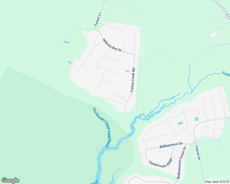 map of restaurants, bars, coffee shops, grocery stores, and more near 120 Striker Court in Rocky Point