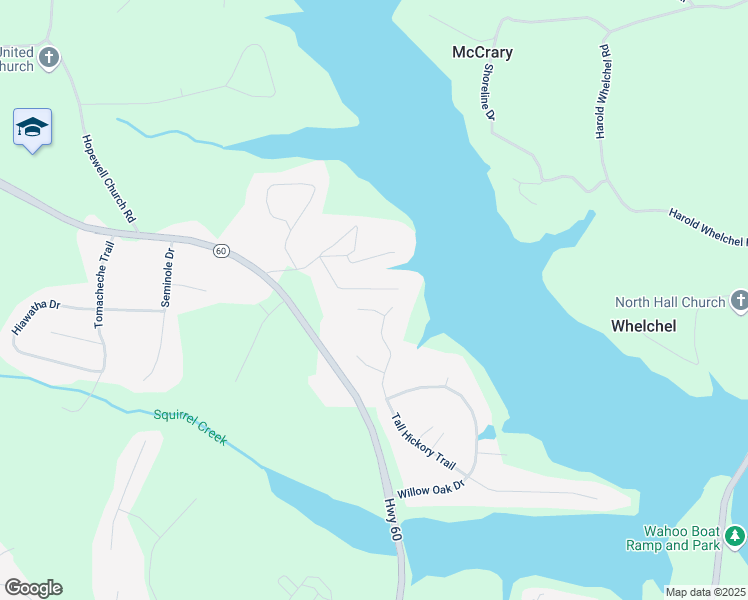 map of restaurants, bars, coffee shops, grocery stores, and more near 4486 Old Magnolia Court in Gainesville
