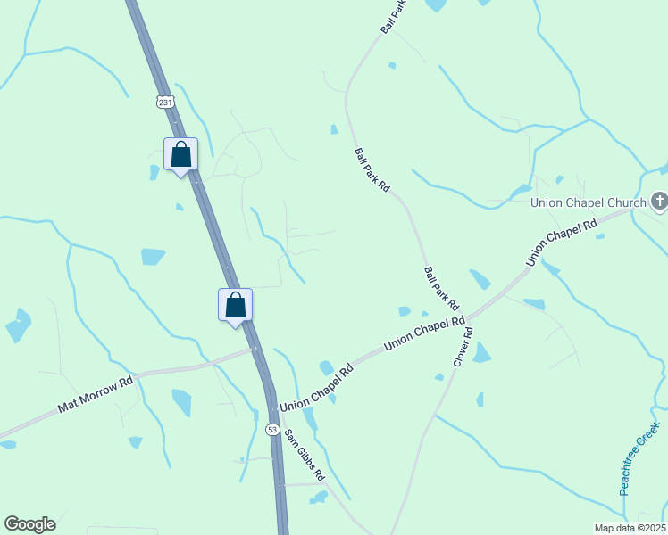 map of restaurants, bars, coffee shops, grocery stores, and more near 105 Family Circle in Arab