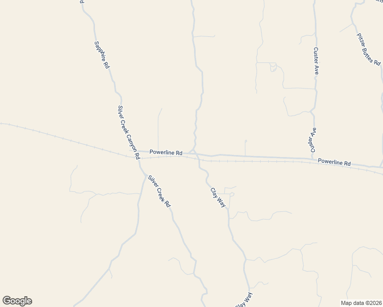 map of restaurants, bars, coffee shops, grocery stores, and more near Powerline Road in Lucerne Valley