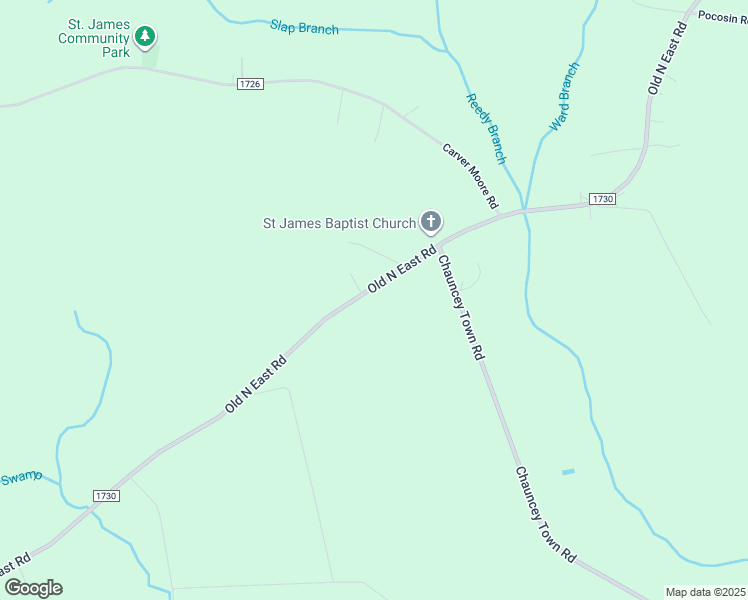 map of restaurants, bars, coffee shops, grocery stores, and more near 3112 Old North East Road in Lake Waccamaw