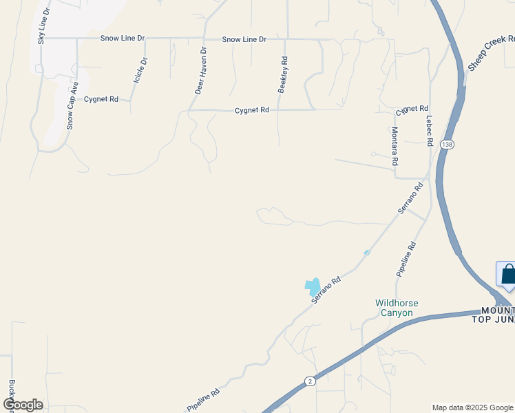 map of restaurants, bars, coffee shops, grocery stores, and more near 3131 Whispering Pines Road in Piñon Hills