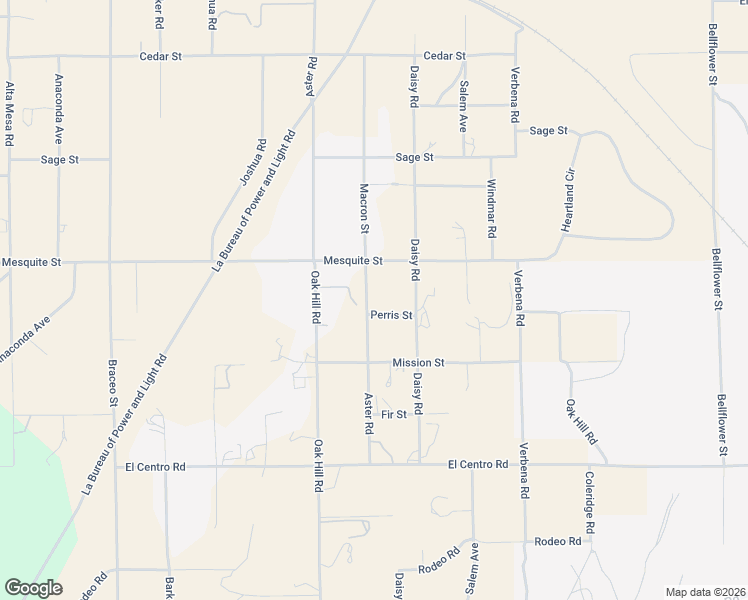 map of restaurants, bars, coffee shops, grocery stores, and more near 8021 Macron Street in Hesperia