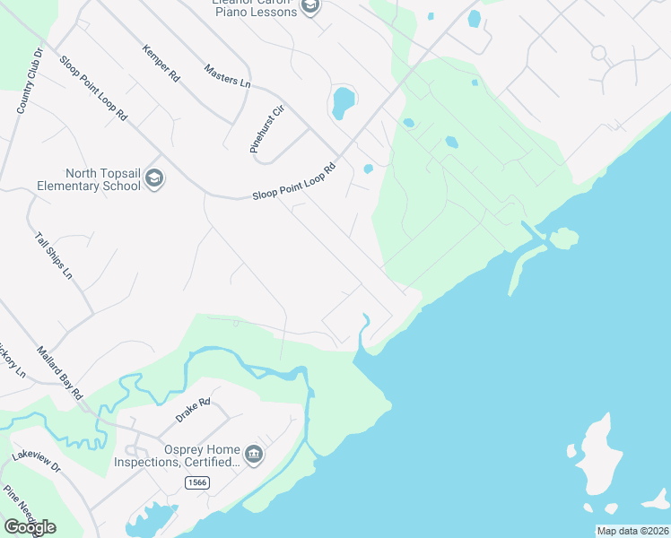 map of restaurants, bars, coffee shops, grocery stores, and more near 360 Hickory Point Road in Hampstead