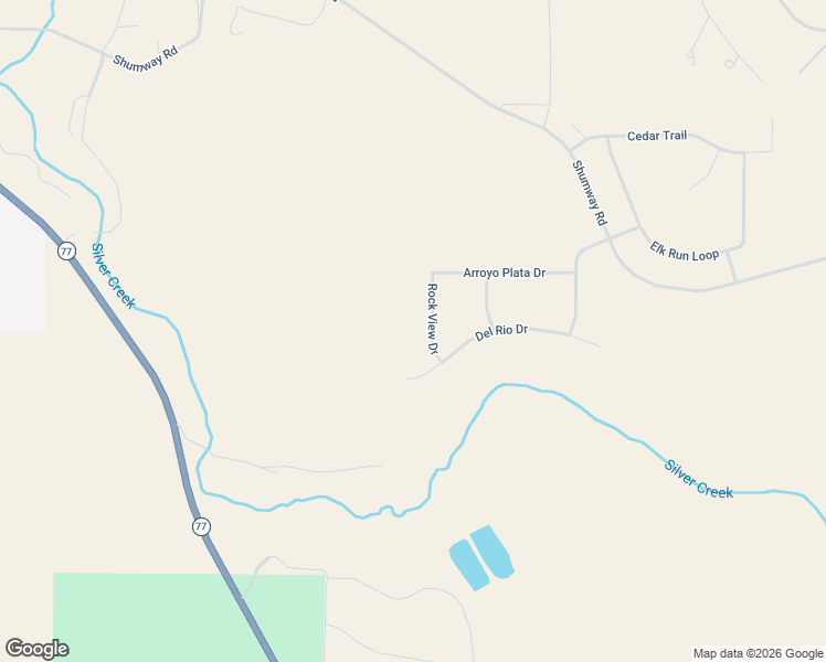 map of restaurants, bars, coffee shops, grocery stores, and more near 2506 Rock View Drive in Show Low